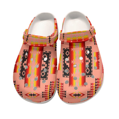 Native Pattern Clog Shoes For Adult and Kid 89174 New