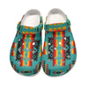 Native Pattern Clog Shoes For Adult and Kid 89173 New