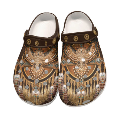 Native Pattern Clog Shoes For Adult and Kid 89139 New