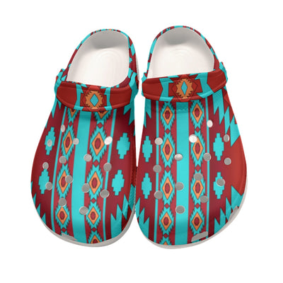 Native Pattern Clog Shoes For Adult and Kid 89167 New