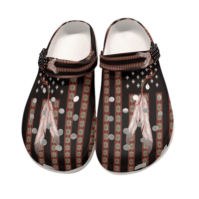 Native Pattern Clog Shoes For Adult and Kid 89147 New