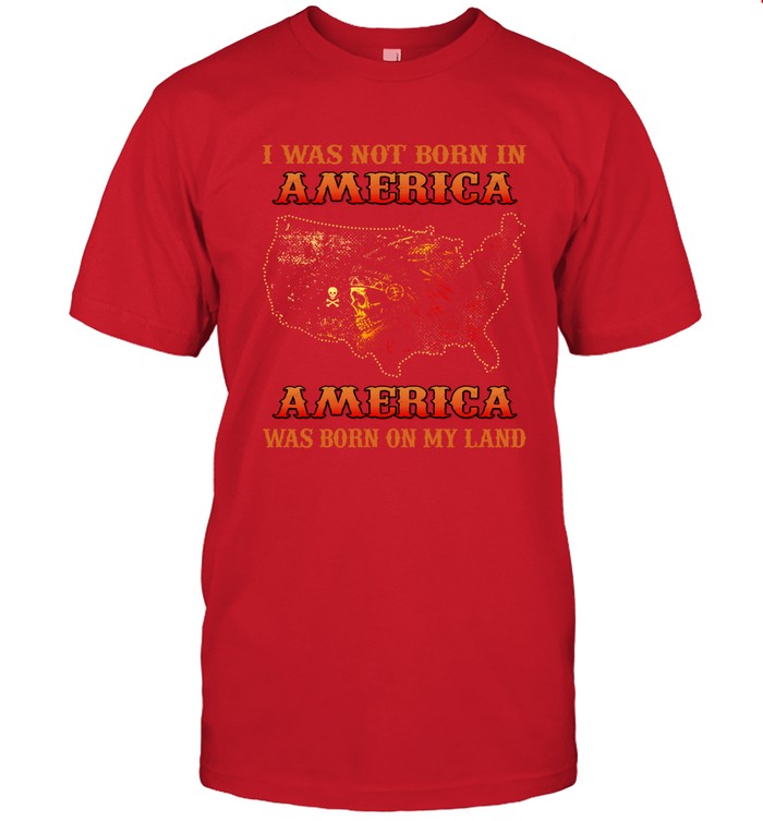I WAS NOT BORN IN AMERICA AMERICA WAS BORN ON MY LAND