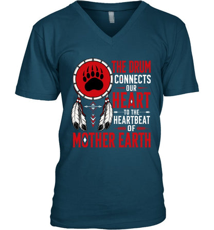 THE DRUM CONNECTS OUR HEART TO THE HEARTBEAT OF MOTHER EARTH
