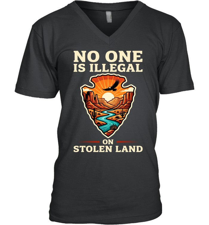 NO ONE IS ILLEGAL ON STOLEN LAND