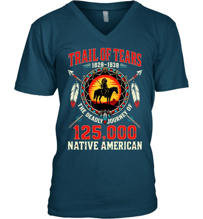 TRAIL OF TEARS 1828-1838 THE DEADLY JOURNEY OF 125,000 NATIVE AMERICAN
