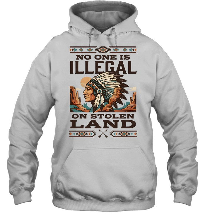 NO ONE IS ILLEGAL ON STOLEN LAND