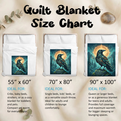 Native American Raven Art Premium Blanket