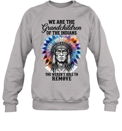 WE ARE THE Grandchildren OF THE INDIANS YOU WEREN'T ABLE TO REMOVE