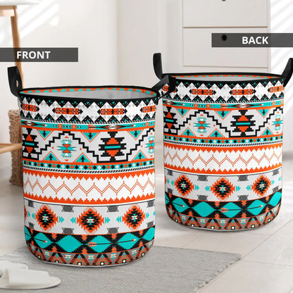 Border Design Patterns Laundry Basket NBD