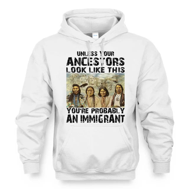 Unless your ancestors look like this you're probably an immigrant