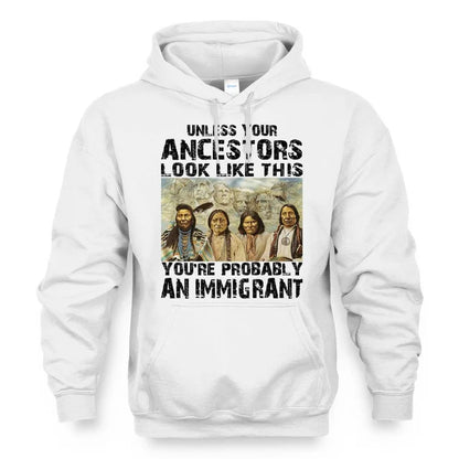 Unless your ancestors look like this you're probably an immigrant