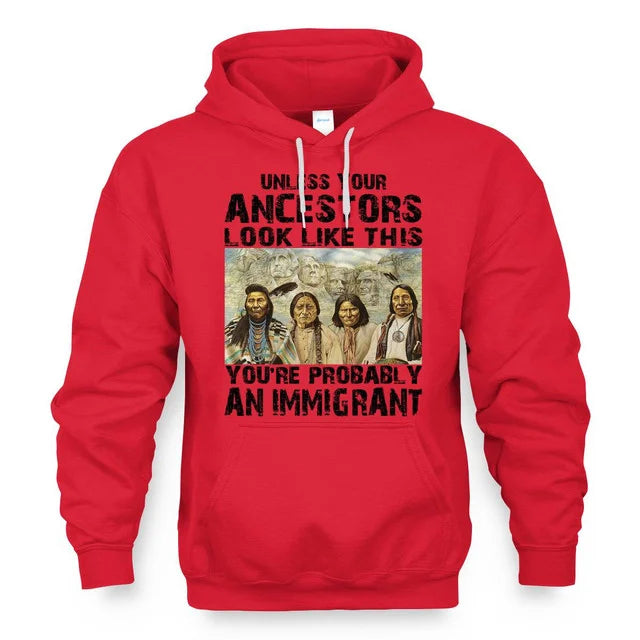 Unless your ancestors look like this you're probably an immigrant