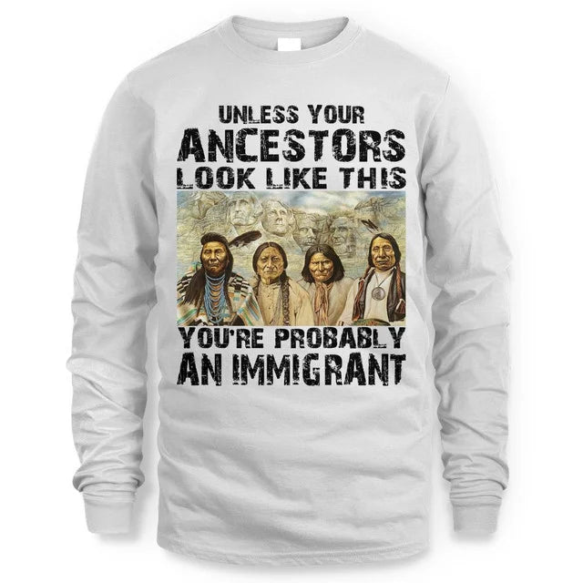 Unless your ancestors look like this you're probably an immigrant