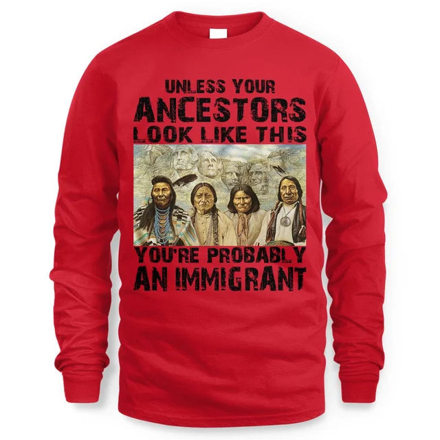 Unless your ancestors look like this you're probably an immigrant
