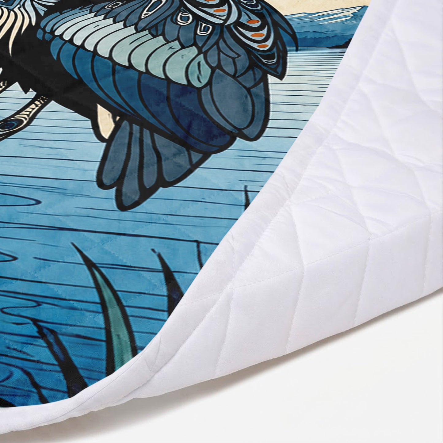 Heron of Silent Waters Personalized Premium Blanket