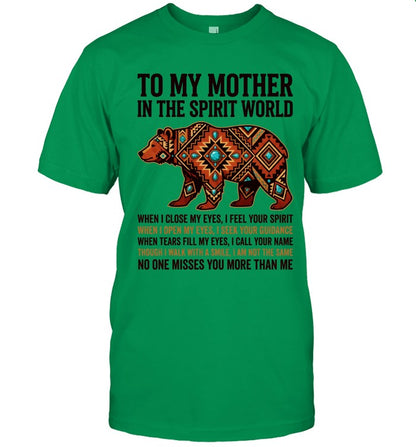 TO MY MOTHER IN THE SPIRIT WORLD