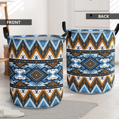 Retro Colors Tribal Seamless Laundry Basket NBD