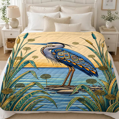 Spirit of the Heron Personalized Premium Blanket
