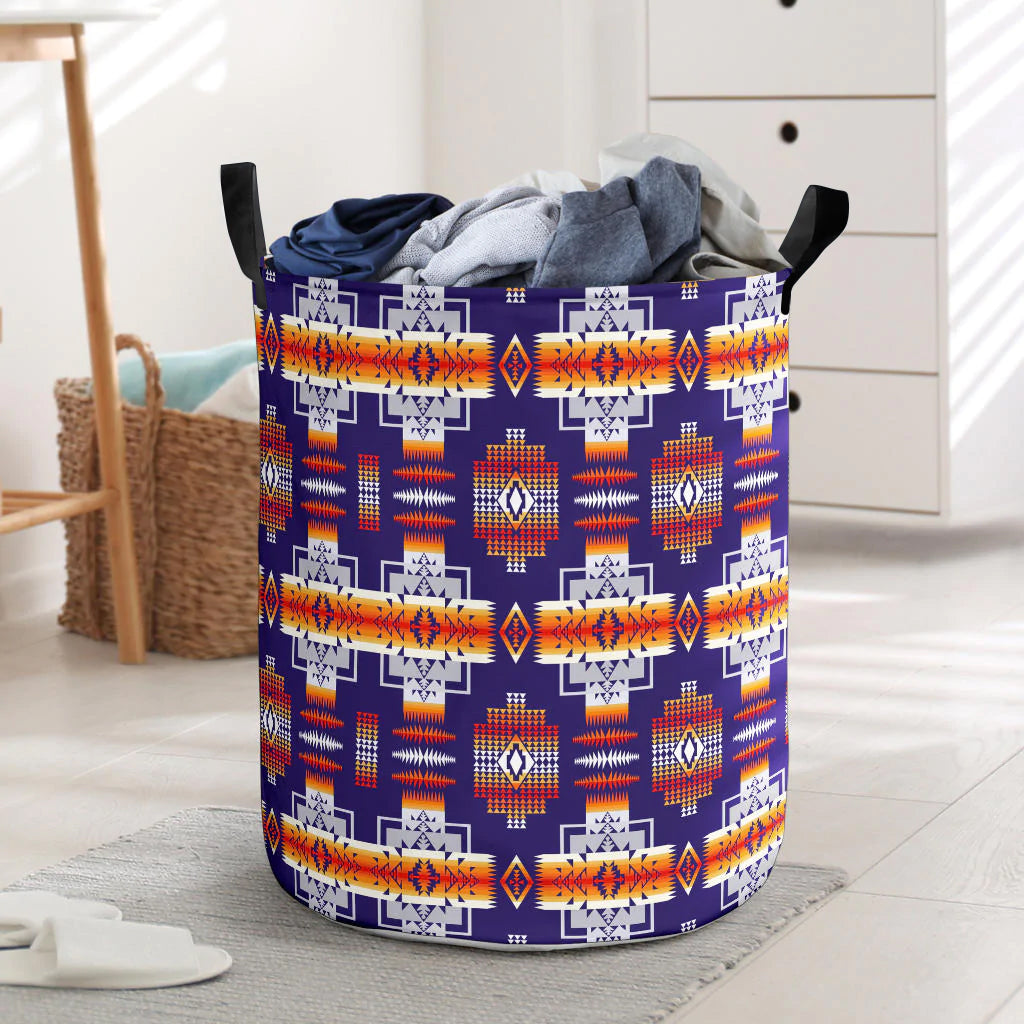 Purple Pattern Laundry Basket 10 NBD
