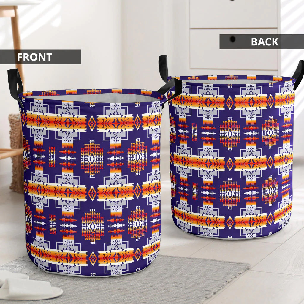 Purple Pattern Laundry Basket 10 NBD