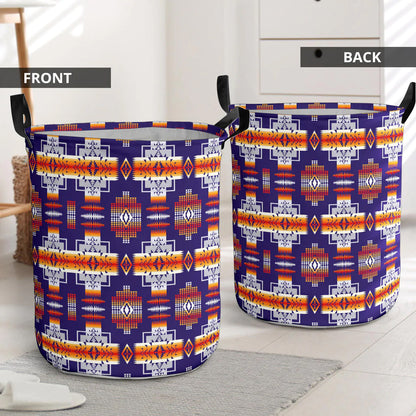 Purple Pattern Laundry Basket 10 NBD