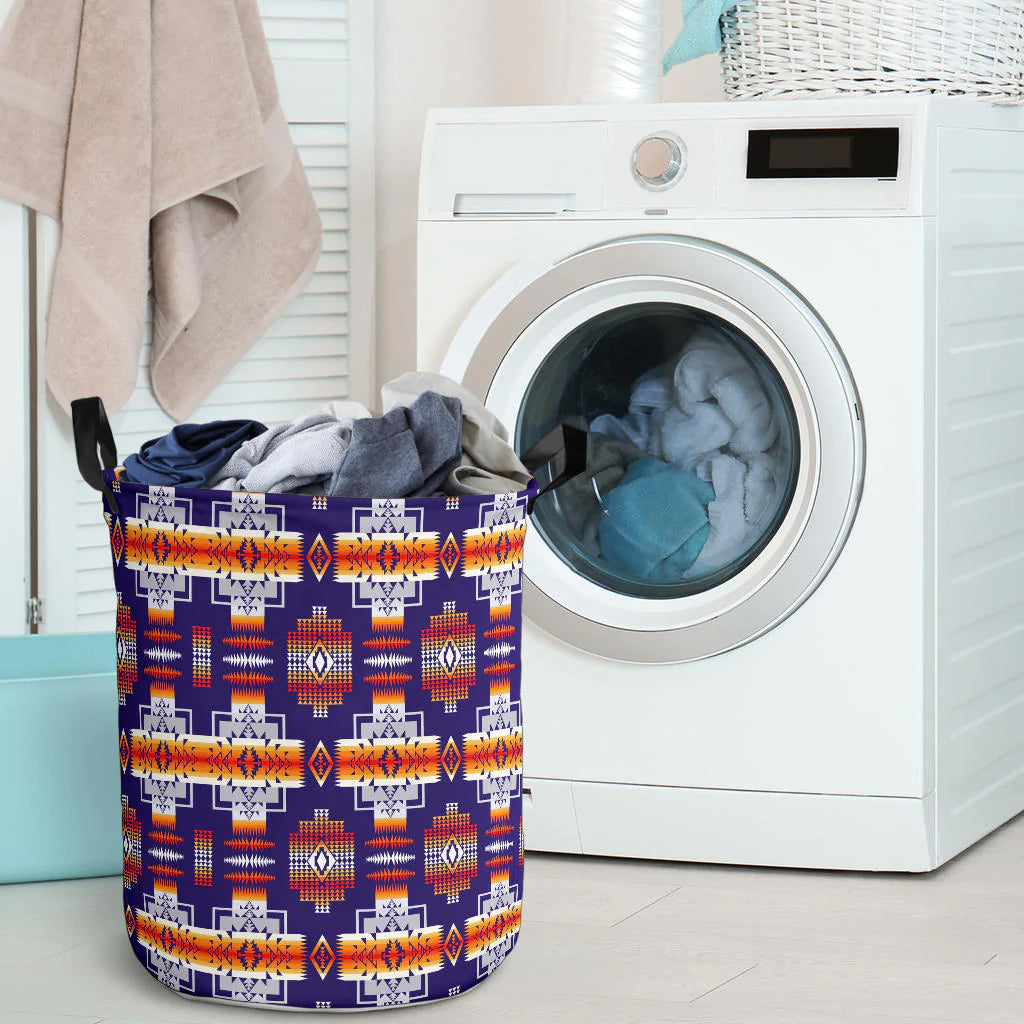 Purple Pattern Laundry Basket 10 NBD