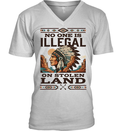 NO ONE IS ILLEGAL ON STOLEN LAND