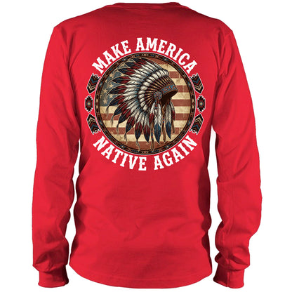 MAKE AMERICA NATIVE AGAIN - Two sides