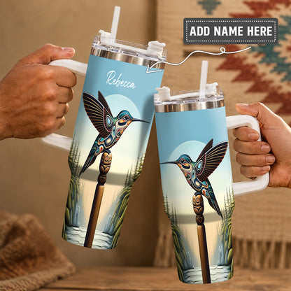 Hummingbird Totem Journey Personalized Tumbler