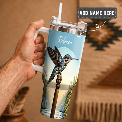 Hummingbird Totem Journey Personalized Tumbler