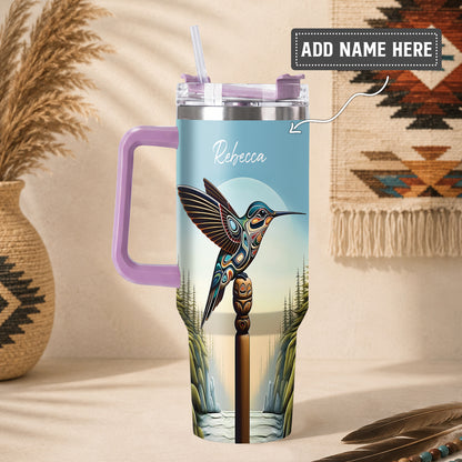 Hummingbird Totem Journey Personalized Tumbler