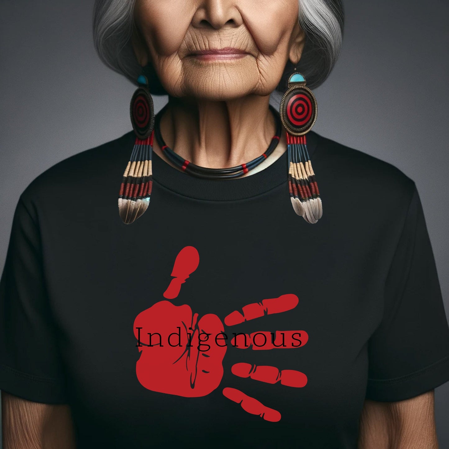 MMIW Indigenous Woman White Hand Unisex T-Shirt/Hoodie/Sweatshirt
