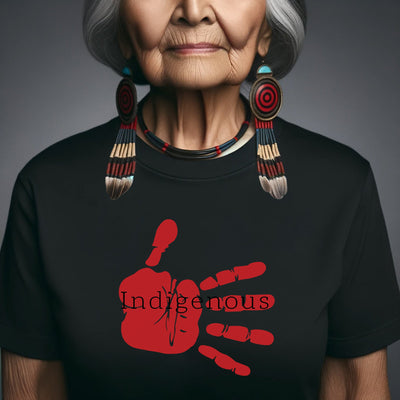 MMIW Indigenous Woman White Hand Unisex T-Shirt/Hoodie/Sweatshirt