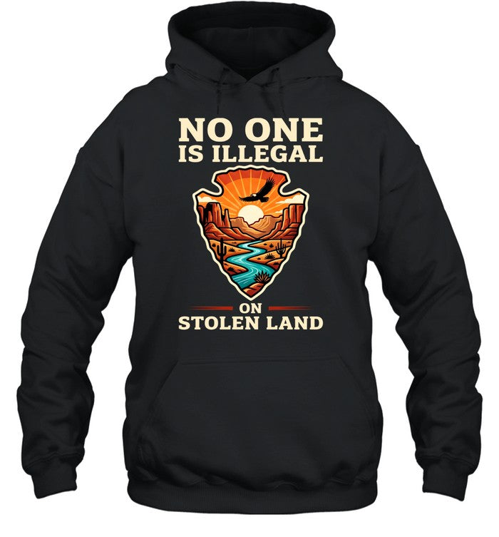 NO ONE IS ILLEGAL ON STOLEN LAND