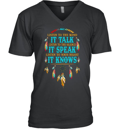 LISTEN TO THE WIND IT TALK LISTEN TO THE SILENCE IT SPEAK LISTEN TO YOUR HEART IT KNOWS