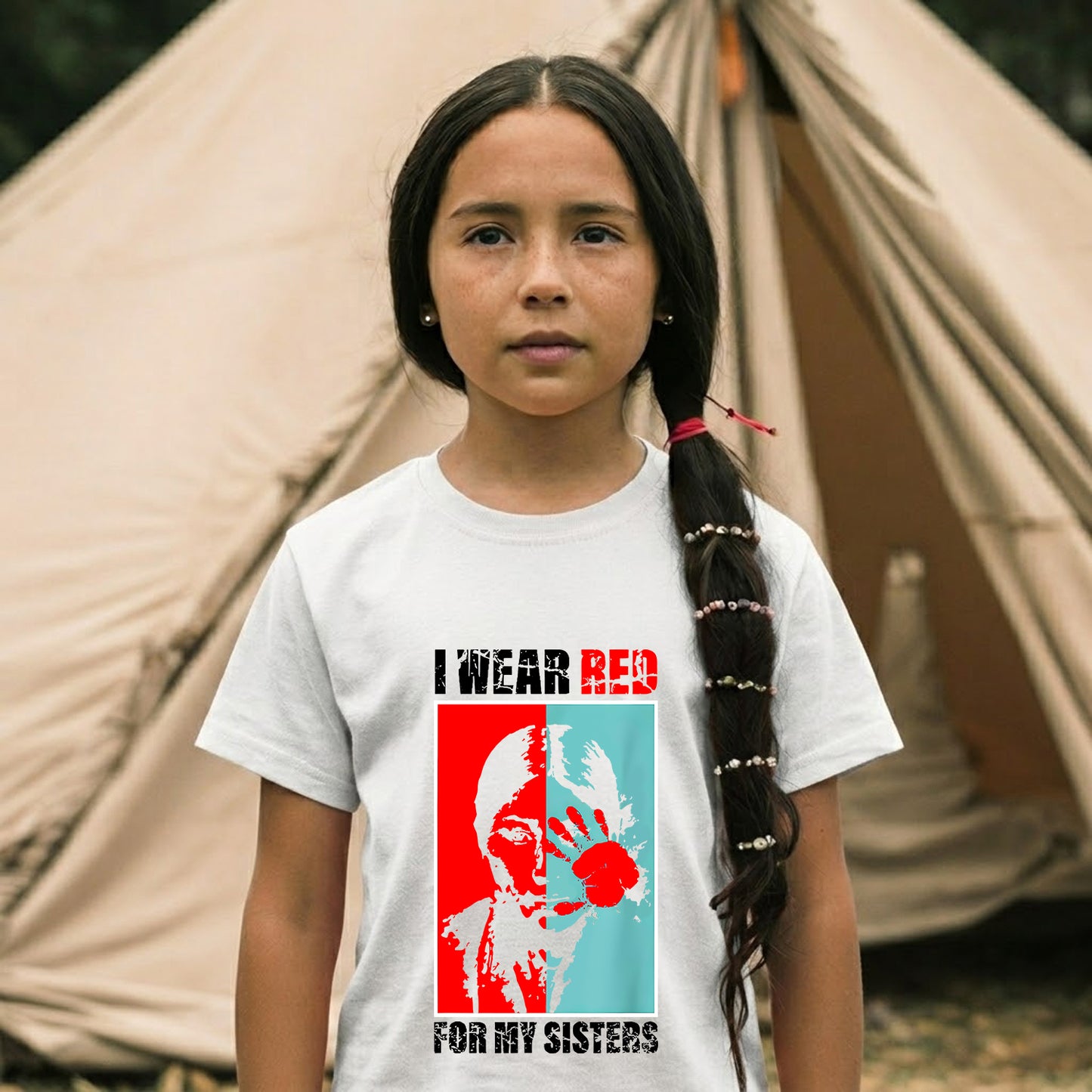 MMIW Awareness Indigenous Red Hand Women Gifts Unisex T-Shirt/Hoodie/Sweatshirt