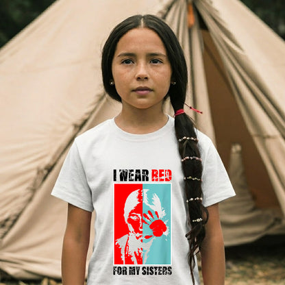 MMIW Awareness Indigenous Red Hand Women Gifts Unisex T-Shirt/Hoodie/Sweatshirt