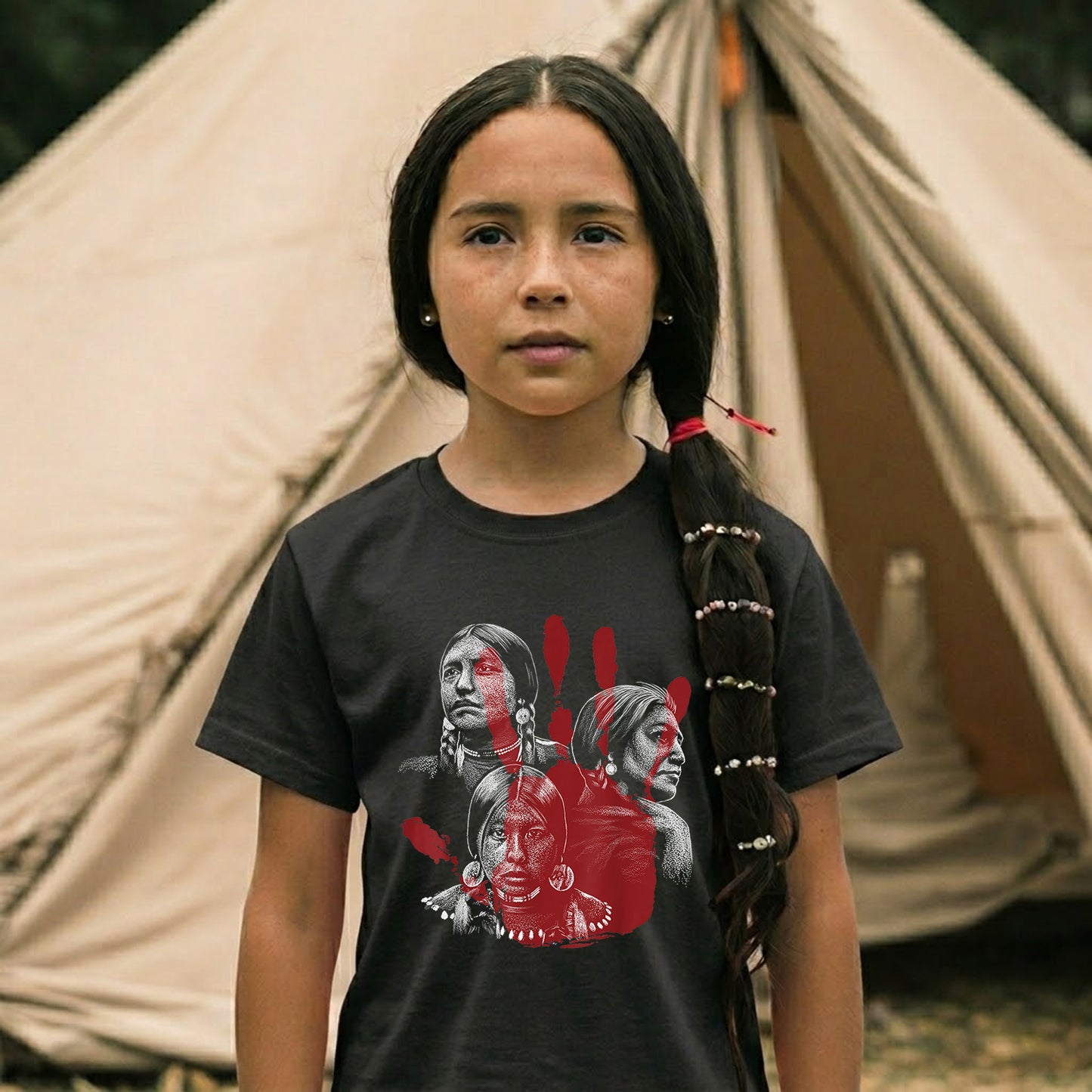 MMIW No More Stolen Sisters Red Hand Unisex T-Shirt/Hoodie/Sweatshirt