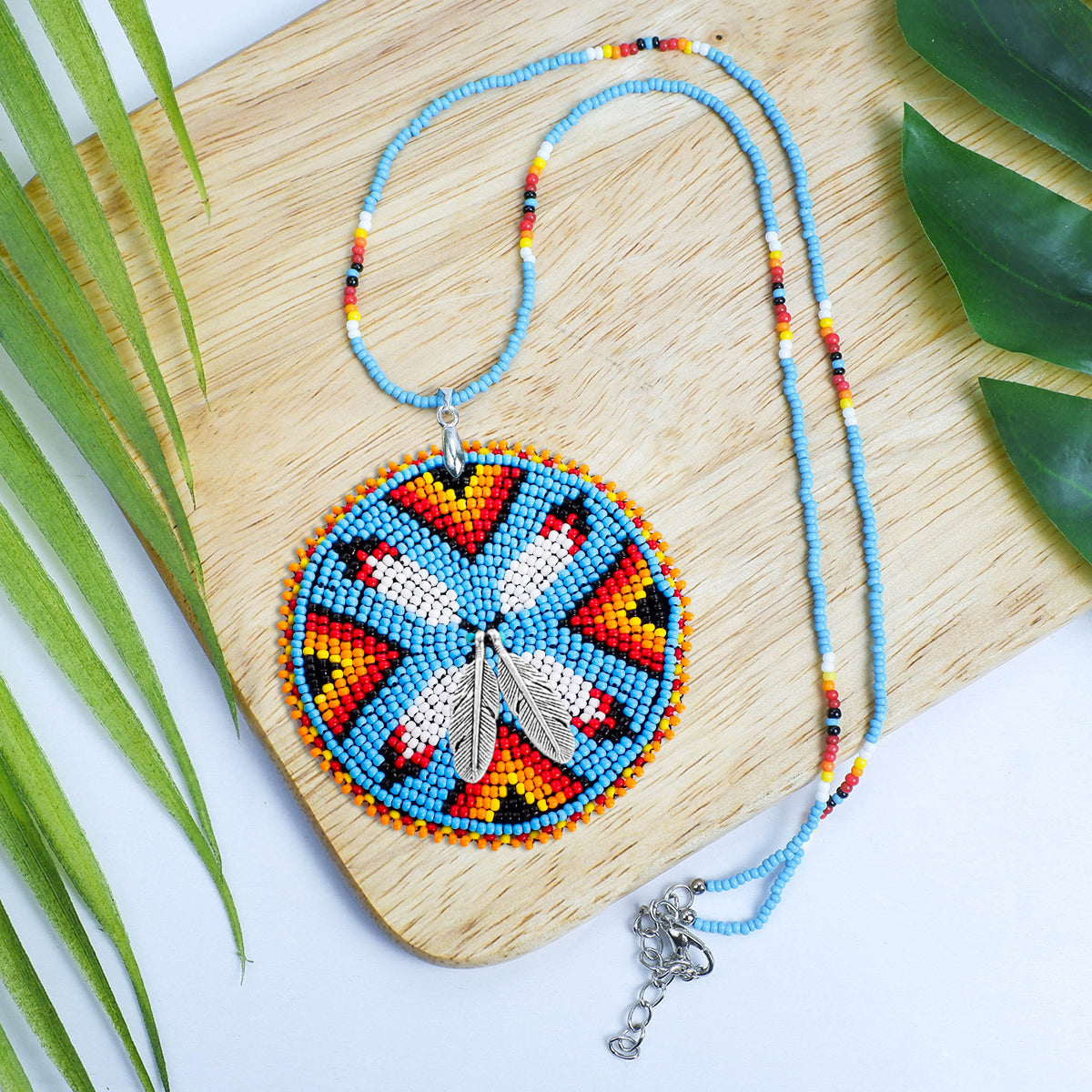 Native beaded popular pendant