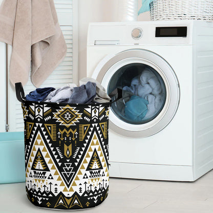Retro Color Tribal Laundry Basket NBD