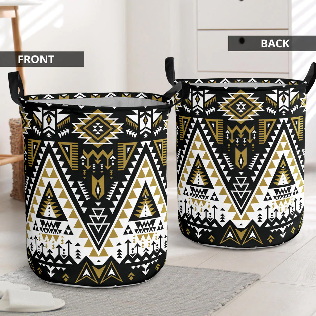Retro Color Tribal Laundry Basket NBD