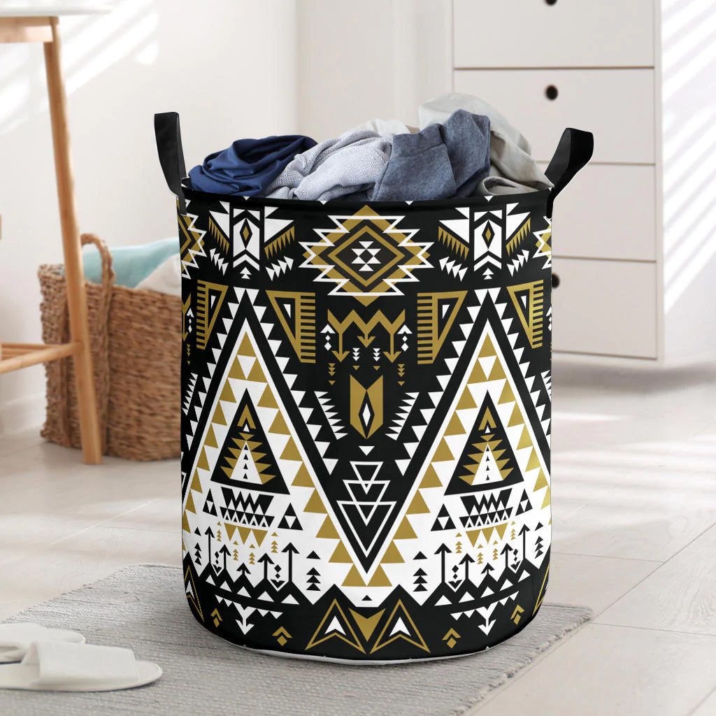 Retro Color Tribal Laundry Basket NBD