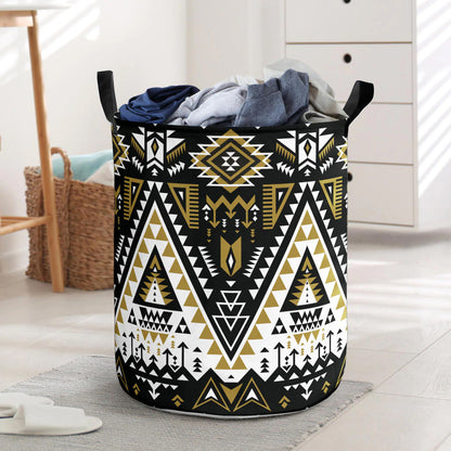 Retro Color Tribal Laundry Basket NBD