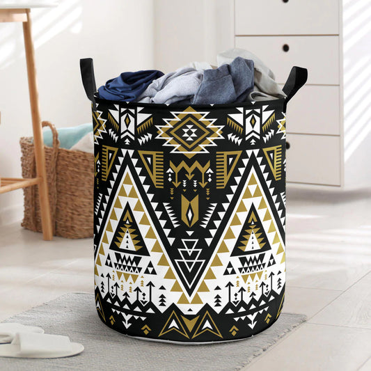 Retro Color Tribal Laundry Basket NBD
