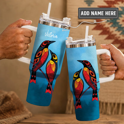 Sacred Bird Spirit Personalized Tumbler