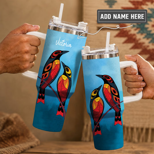 Sacred Bird Spirit Personalized Tumbler