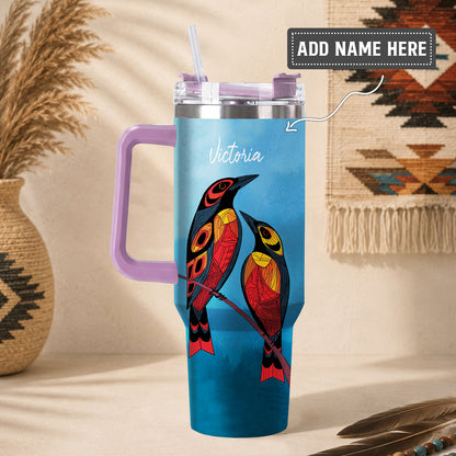 Sacred Bird Spirit Personalized Tumbler