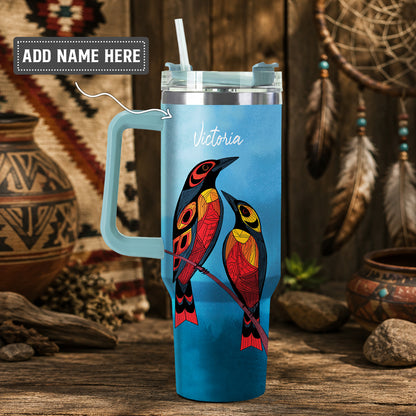 Sacred Bird Spirit Personalized Tumbler