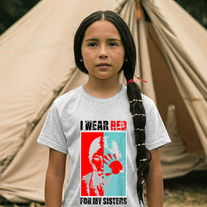 MMIW Awareness Indigenous Red Hand Women Gifts Unisex T-Shirt/Hoodie/Sweatshirt