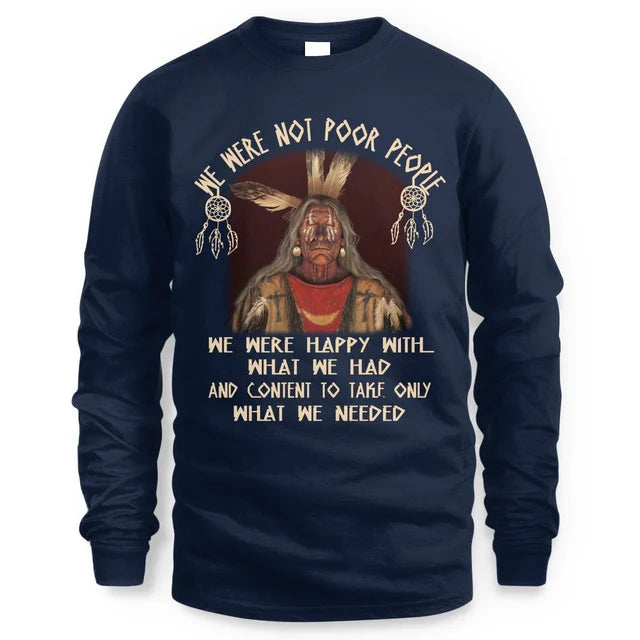 WE WERE NOT POOR PEOLPLE. WE ARE HAPPY WITH WHAT WE HAVE AND THE CONTENT IS JUST WHAT WE NEED